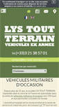 Mobile Screenshot of lys-tout-terrain.com